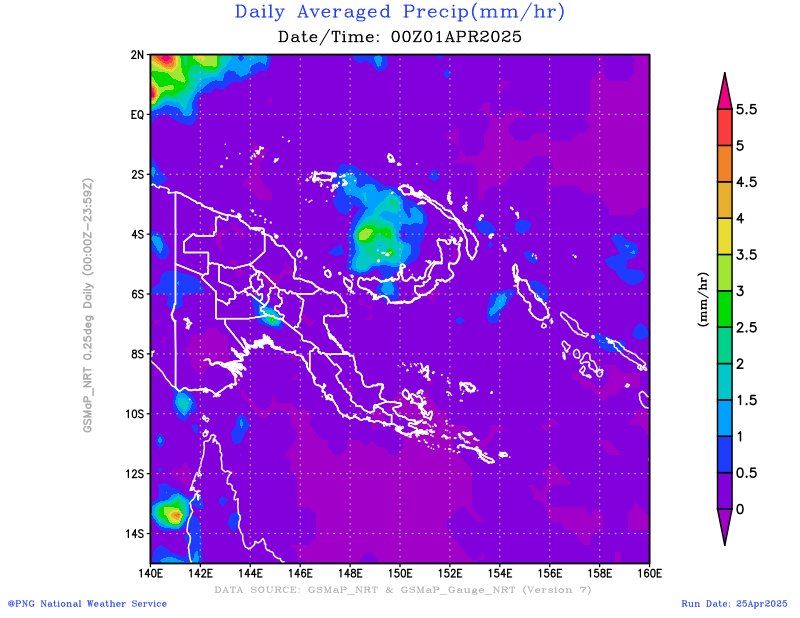 GSMaP daily precip